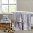 thumbnail image 3 of Modern Threads Luxury Cotton 6-Piece Quick Dry Towel Set, Lilac Marble, 3 of 4