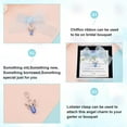 thumbnail image 3 of Something Blue Bouquet Charm Something Blue Wedding Bouquet Charms Guardian Angel Charm with A Gift Card for Bridal Flowers, 3 of 9