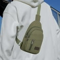thumbnail image 4 of Bolso bandolera de lona para hombre, de gran capacidad y correa ajustable, ideal para senderismo y viajes, actividades al aire libre y uso diario.,Vsgery, 4 of 8