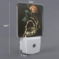 thumbnail image 2 of Balery Skeleton Hand Rose Butterfly Pattern LED Night Light with Automatic Sensor Plug in Night Light with Dusk-to-Dawn Light Sensor LED Nightlight 0.5W-EU, 2 of 7