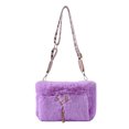 thumbnail image 3 of Bolsa bandolera de felpa Suave y cálido Furry Dating Shopping Messenger Bag para mujer Chica Sywqhk Para Estrenar, 3 of 8