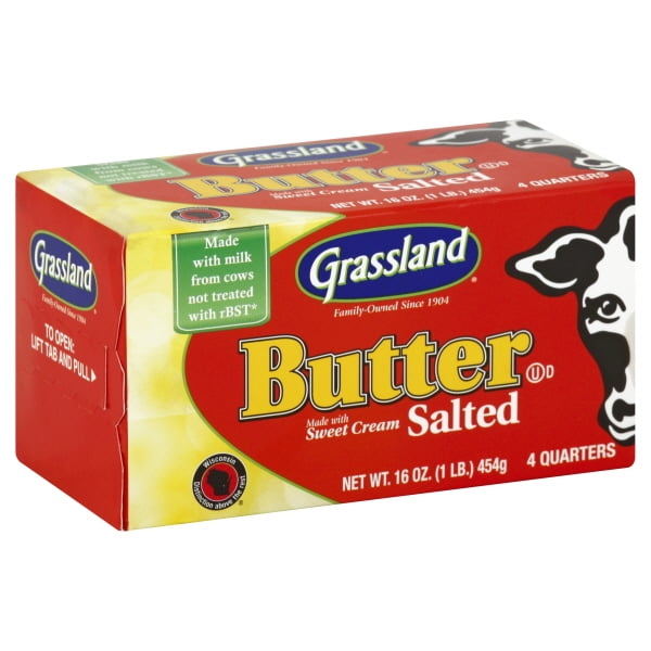079176000107 UPC Grassland Salted Sweet Cream Butter, 16 Oz.