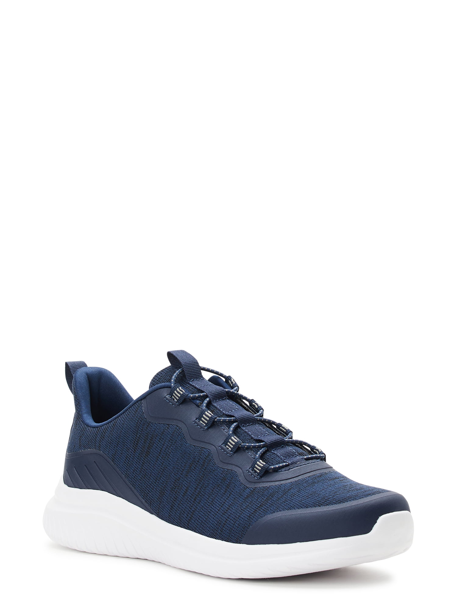 ウェア mlne Athletic Works Men's Banded Slip-On Knit Jogger Sneakers Wide