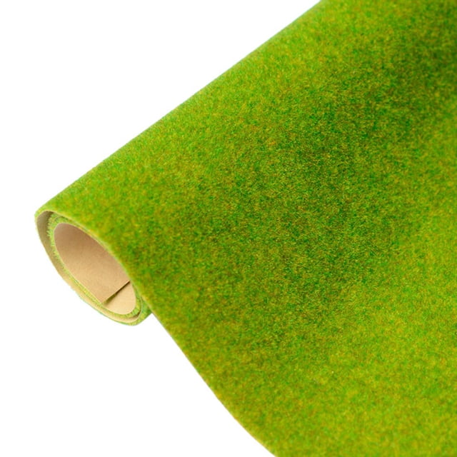 Artificial Grass Mat Decoration Constructed With Nylon Meadow Miniature Garden Construction Grass Mat