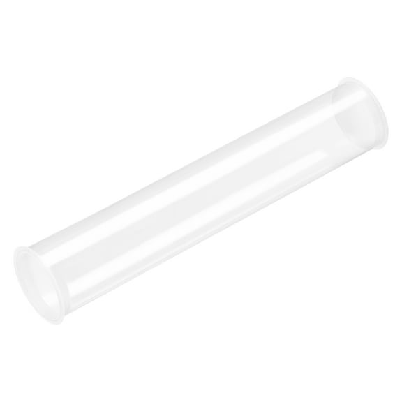 Uxcell 1.64''IDx1.7''ODx0.82Ft Rigid Round Clear Polycarbonate Plastic Storage Tubing with Lids