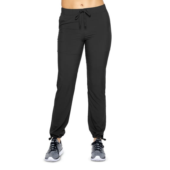 Expert Brand Women's Athletic Performance Pants, Black, Medium
