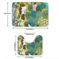 thumbnail image 3 of Honeii Garden Farm Pattern Bathroom Anti-Skid Pad Bathroom Mat Vintage Seamless Pattern Not-Slip Toilet Rug Set, 3 of 6