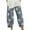 Gray, variant on Homenesgenics Summer Black Pants for Women Plus Size Women's Print Casual Loose Wide Leg Trousers Pocket Long Pants