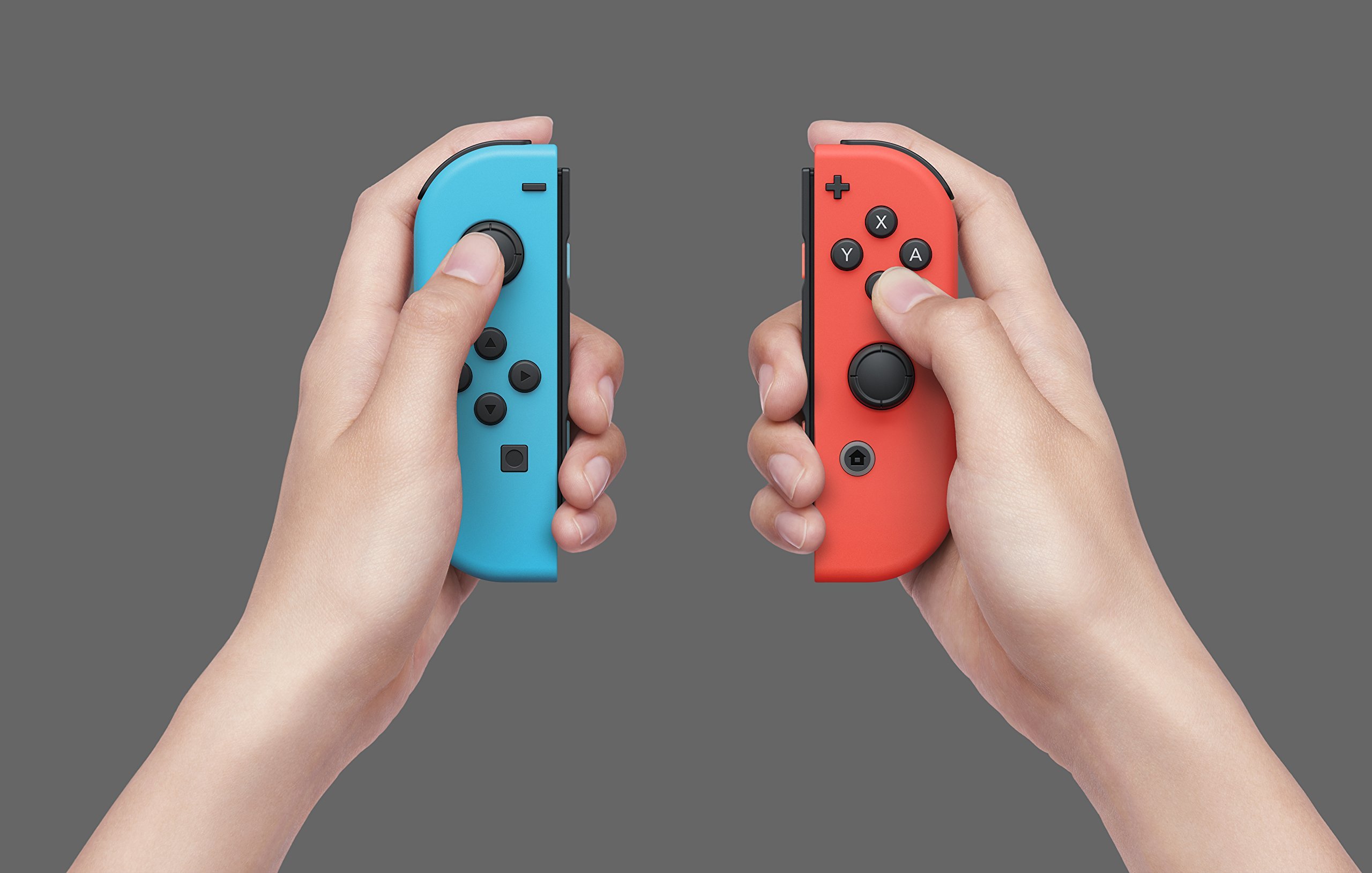 Restored Nintendo Switch Console Neon Blue and Red Joy-Con HACSKABAA (Refurbished)