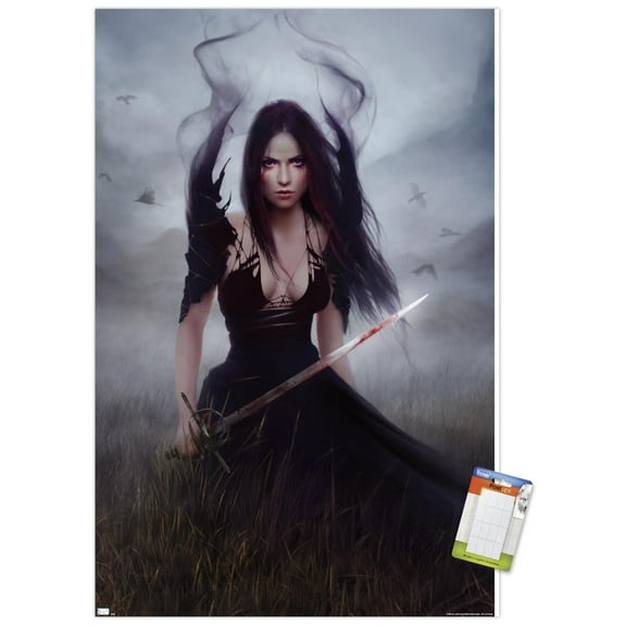 Melanie Delon - Blood Wall Poster, 22.375" x 34"