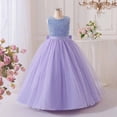 thumbnail image 6 of Girls Casual Dresses Starry Sequin Evening Party Gown Elegant Vacation Dresses for Girl Size 10-11T, 6 of 9