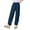 Navy, variant on Posijego Kids Girls Cargo Pants Elastic High Waist Casual Joggers Lightweight Sweatpants with Pockets