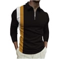 thumbnail image 1 of Suéteres de Manga Corta de los Hombres Top de Solapa / Camisa Diseño Deportivo Casual, Tela Suave Transpirable para el Uso Diario Al Aire Libre de Invierno, 1 of 5