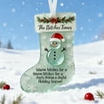 thumbnail image 3 of JMKQLZ Festive 2D Flat Sea Glass Style Acrylic Hanging Ornament, Versatile Christmas Tree Decoration for home Decor and Seasonal Celebrations, 3 of 5