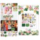 thumbnail image 2 of 37pcs Hawaii Party Photo Props Funny Party Tool Hawaii Photo Taking Decoration (1pc Flamingo Photo Frame + 36pcs Photo Props), 2 of 4