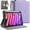 Light Purple, variant on JETech Case for iPad mini (A17 Pro, 2024 Model, 7th Generation) / mini 6 (2021 Model, 6th Generation), PU Leather Business Folio Tablet Cover with Pencil Holder & Pocket (Light Purple)