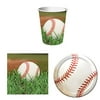 Creative Converting Sports Fanatic Baseball Party Supplies Set for 16: Plates, Napkins, and Cups