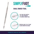 thumbnail image 3 of Kit para uñas encarnadas, ribete Simply Foot, juego de 2 piezas, 3 of 6