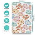 thumbnail image 5 of Dog Feeding Mat, Dog Mat for Food and Water, Pet Dog Cat Bowl Mat, Anti-Slip Reusable Cat Feeding Mat with Happy Easter Watercolor Eggs,16inx24in, 5 of 7
