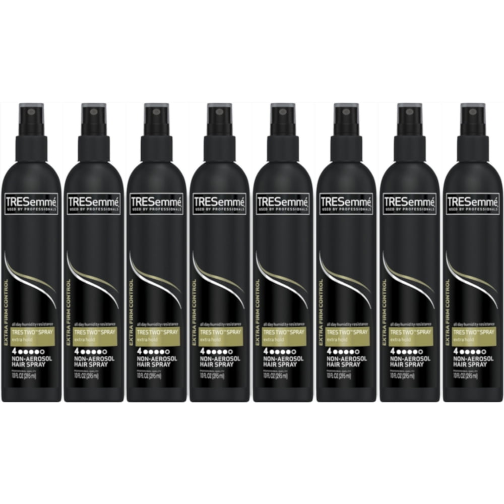 8 Pack TRESemme Tres Two Hair Spray NonAerosol Extra Firm Hold 10 Oz