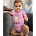 thumbnail image 2 of Happy Passover Little Matzah Ball Jewish Cute Passover Gift Baby Bodysuit 6M (3-6M) Pink, 2 of 6