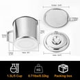 thumbnail image 3 of Bacon Grease Container with Stainless Steel Grease Strainer Perfect As Pan Grease Holder, Cooking Oil Keeper and Storage1.2L Zhivalor Utensilios de Cocina, 3 of 9