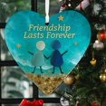thumbnail image 2 of Ongmies Heart-Shaped Sea Glass Friendship Decor, Handmade Heart Shaped Sea Glass Ornaments – Souvenir Christmas Decorations for Friends & Holiday Gifting, Timeless Friendship Heart Keepsake, 2 of 6
