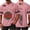 Pink #41, variant on Evdexr 250th Anniversary Usa Graphic Tees for Men Crew Neck Short Sleeve Independence Day Shirts American Flag Red White Blue Summer Independence Shirt Navy M