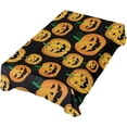 thumbnail image 5 of Coolnut Halloween Pumpkin Tablecloth, Waterproof Washable Polyester Square Table Cover, Durable Tablecloth for Kitchen Dining Table Party Decor, 54"x54", 5 of 7