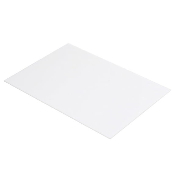 ABS Plastic Sheet 10 Inch x 8 Inch x 0.02 Inch for Building Model DIY Crafts Panel White 3 Pcs