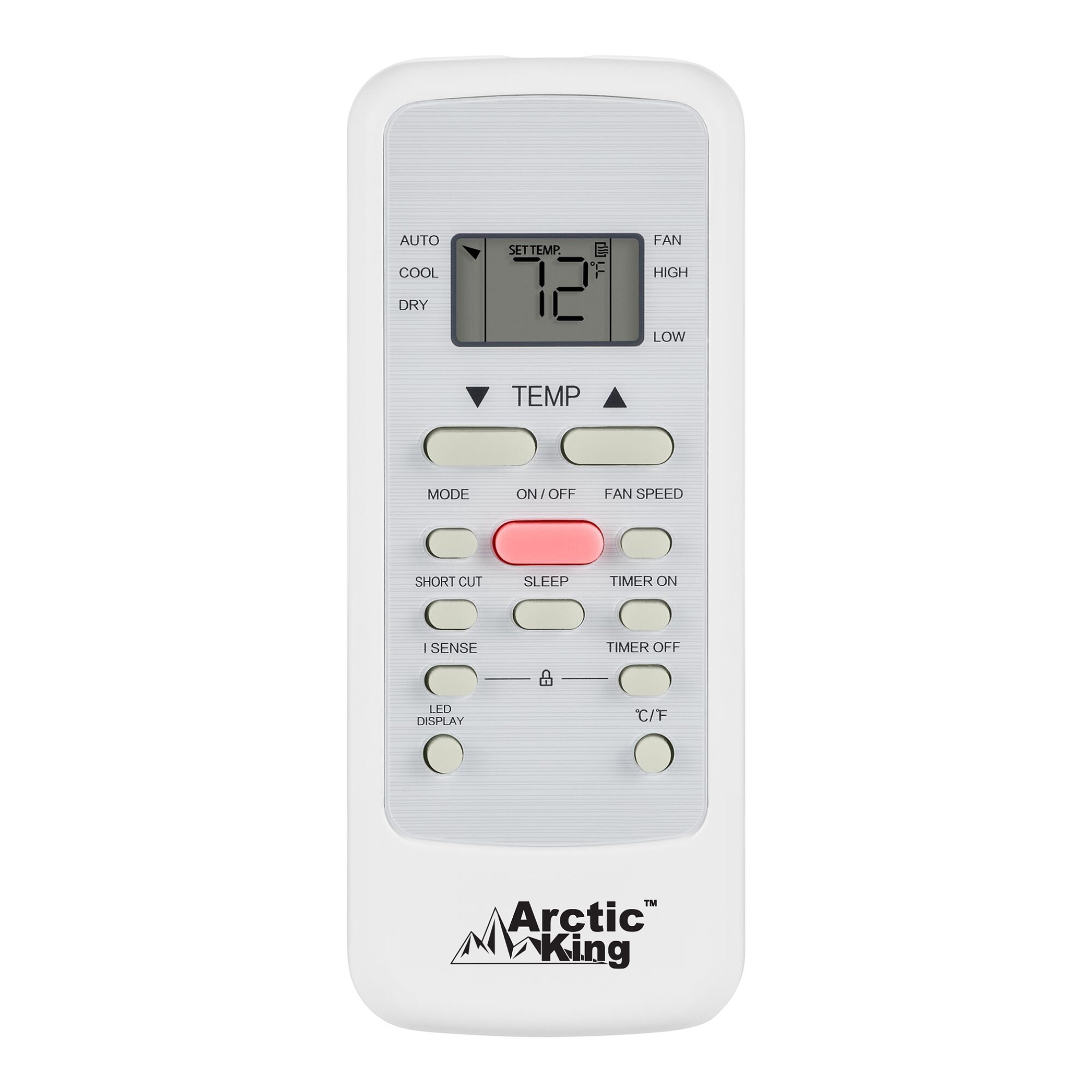 Arctic King 6,000 BTU Portable Air Conditioner, Cools Up to 250 Sq. Ft., Smart Control, Remote, White