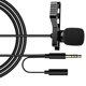 thumbnail image 3 of Injueey Micrófono Micrófono de solapa omnidireccional para teléfono móvil Transmisión en vivo en línea Micrófono de solapa Cables de audio/vídeo Actualizar 3.5 mm, 3 of 6