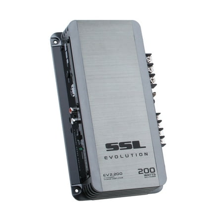 Computer Sound Amplifier - Sound Storm Laboratories EV2200 Mosfet 2Ch 200W Power Amplifier Remote Woofer Level Control