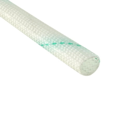 Fiberglass Tubing - Fiberglass Sleeve 5mm I.D. PVC Insulation Tubing 2.97ft White Green