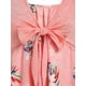 thumbnail image 3 of Vestido de Pañuelo de Pañuelo con Estampado Floral de Lazo Talla Extra Grande Rosegal  Vestidos Estampados Tallas Grandes, 3 of 5