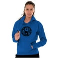 thumbnail image 3 of Koi Fish Ying Yang Balance Symbolic Unisex Plus Fleece Graphic Hoodie Brisco Brands 3X, 3 of 5