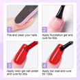 thumbnail image 6 of Saviland Base & Top Coat Kit with Nail Lamp - No Wipe Soak Off Long-lasting Gel Nail Polish Quick Dry, 6 of 6