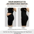 thumbnail image 7 of Women's Shapewear Shorts High Waist Tummy Control Body Shaper Thigh Slimmer Slimming Panties, 7 of 7