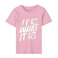 thumbnail image 6 of Fesfesfes Tops for Women's Spring And Summer Casual Daily Round Neck Short Sleeve Print Graphic T-Shirt Short Sleeve Round Neck Top/Shirt T Shirt 2XL(US:12), 6 of 8