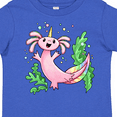 thumbnail image 4 of Inktastic Axolotl Unicorn with Rainbow Tail, Bubbles and Seaweed. Boys or Girls Toddler T-Shirt, 4 of 5