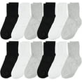 thumbnail image 3 of SOCKS'NBULK Sport Cotton Unisex Crew, Ankle, Tube Socks, Children (Kid's 4-6, 12 Pairs Mixed Assorted), 3 of 7