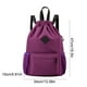 thumbnail image 3 of Drawstring Backpack Large Capacity Backpack Leisure Fitness Outdoor Sports Multi Functional Solid Color Backpack, 3 of 7