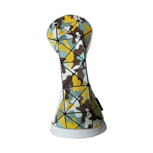 Golf Club Head Cover, Golf Driver Head Covers, Fairway Wood Cover, Creative Golf Yellow No 1