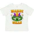 thumbnail image 3 of Inktastic Mardi Gras with Green Masquerade Mask Boys or Girls Toddler T-Shirt, 3 of 5