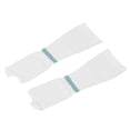 thumbnail image 3 of Medias de compresión de 15 a 20 mmHg, sin dedos, hasta la rodilla, para promover la circulación, mangas de presión, talla L, color verde, 3 of 14