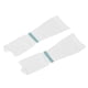 thumbnail image 3 of Medias de compresión de 15 a 20 mmHg, sin dedos, hasta la rodilla, para promover la circulación, mangas de presión, talla L, color verde, 3 of 14