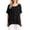 Black, variant on Linen Shirts for Women Short Sleeve Tunic Blouse Summer Casual Comfy Crewneck Gauze Tops Beach Vacation T-shirts