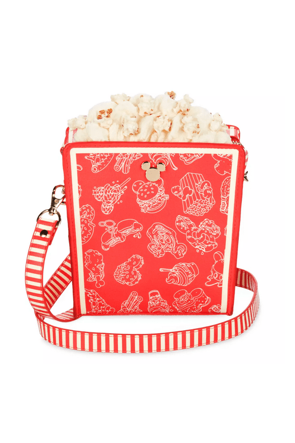Disney Parks Eats Snacks Collection Popcorn Box Crossbody Bag New with Tag