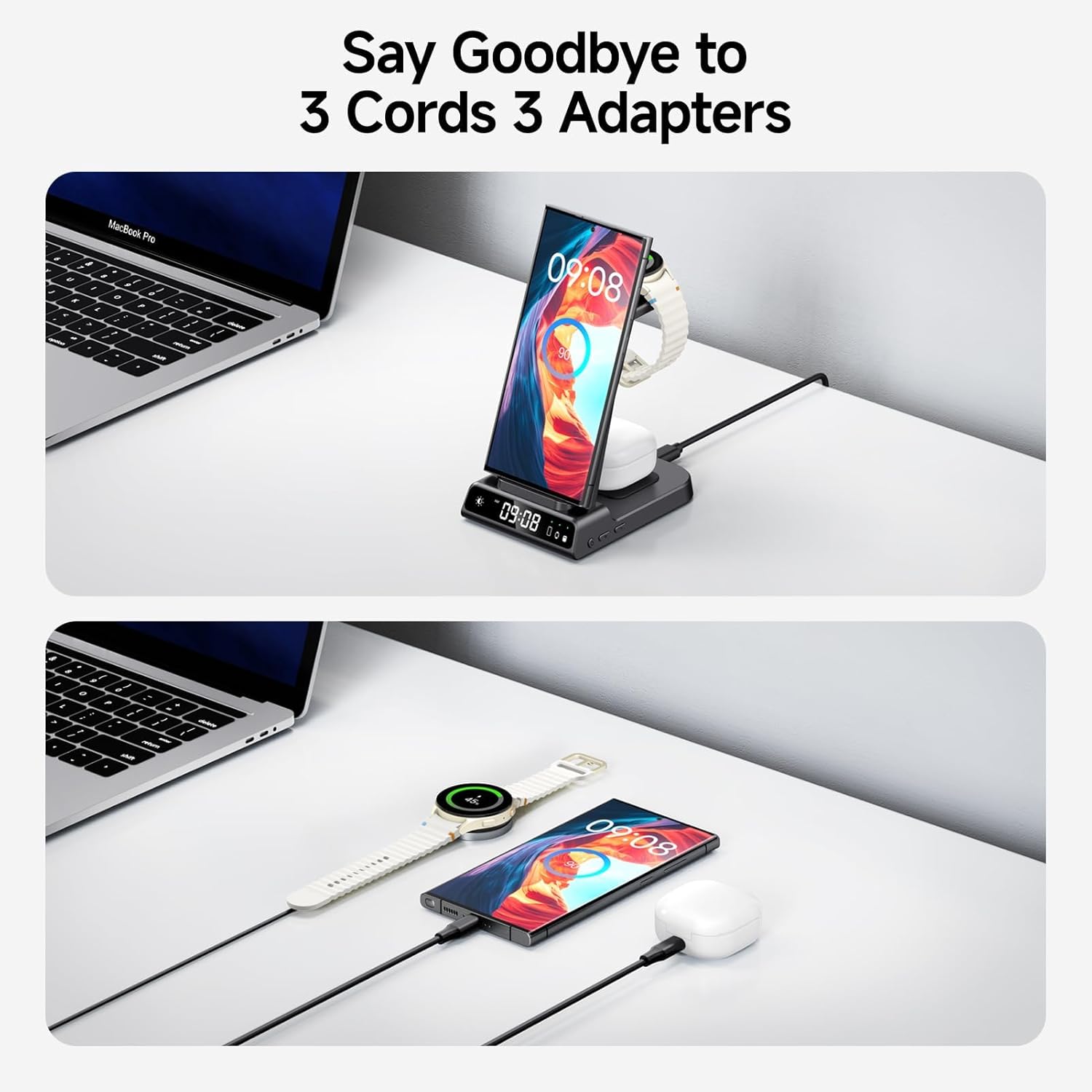Phelinta 3-in-1 Samsung Wireless Charging Station photo 2