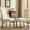 Tan, variant on High - back Slightly Curved Design / Elevate Kitchen Dining with Charcoal Chair Set
